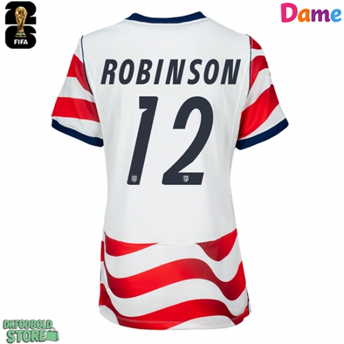 Forente stater Miles Robinson #12 Replika Hjemmebanetrøje Dame VM 2026 Kortærmet